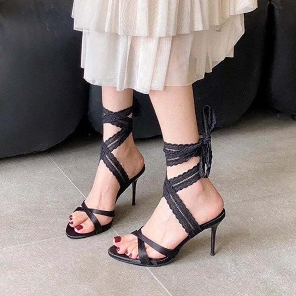 Ladies High Heel Sandals Lace  - đánh giá và giá Crossfit Ladies
